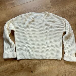 Copper Key Cream Textured Sweater